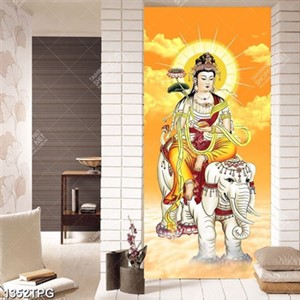 Tranh Bồ Tát Phổ Hiền chất lượng cao
