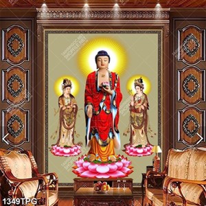 Tranh Tây Phương Tam Thánh cỡ lớn