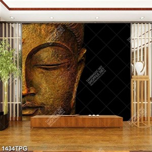 Tranh Mặt Phật chất lượng cao