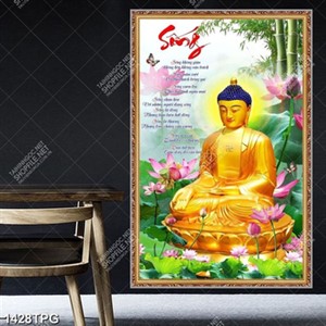 Tranh Phật và thư pháp đẹp