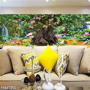 Tranh phong cảnh và cây bồ đề