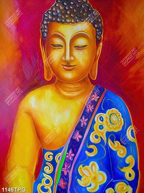 Tranh sơn dầu Phật Thích Ca