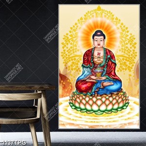 Tranh Đức Phật in kính đẹp