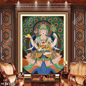 Tranh sơn dầu Phật nghìn tay