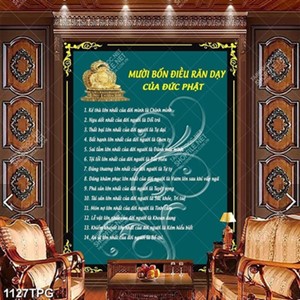 Tranh 14 đều răn của Đức Phật