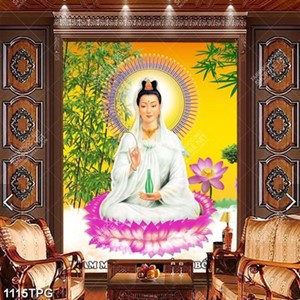 Tranh Nam Mô Quan Thế Âm Bồ Tát chất lượng cao