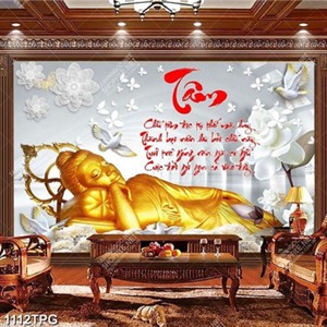 Tranh Phật Thích Ca niết bàn