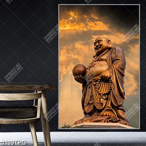 Tranh Tượng Phật Di Lặc bằng đồng