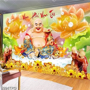 Tranh Phật Di Lặc chất lượng cao