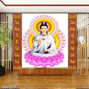 Tranh thờ Phật Quân Âm Bồ Tát