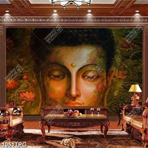 Tranh sơn dầu Phật Tổ trang trí đẹp