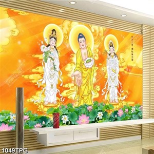 Tranh Phật Quan Âm và Phật Tổ