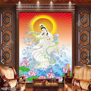 Tranh Phật Quân Âm hiển linh