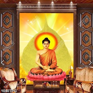 Tranh Phật trên đài Sen chất lượng cao