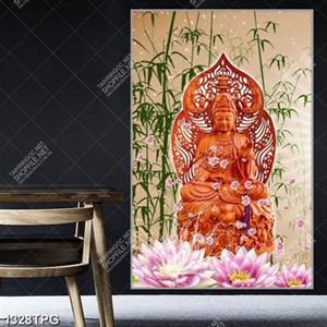 Tranh điêu khắc Phật Quan Âm chất đẹp