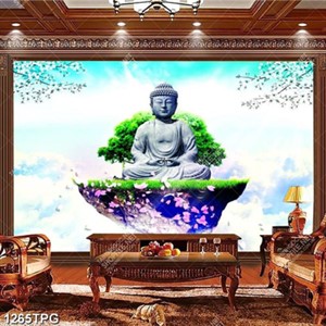 Tranh tượng Quan Âm trên núi