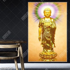 Tranh Tượng Phật A Di Đà mạ vàng