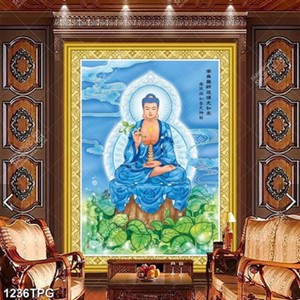 Tranh Phật Dược Sư Lưu Ly chất lượng cao