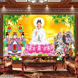 Tranh Phật Quan Âm từ bi