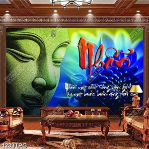 Tranh mặt Đức Phật chất lượng cao