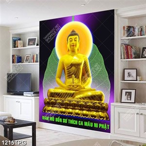 Tranh Nam Mô Bổn Thích Ca Ni Phật