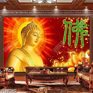 Tranh Phật bằng vàng chất lượng cao