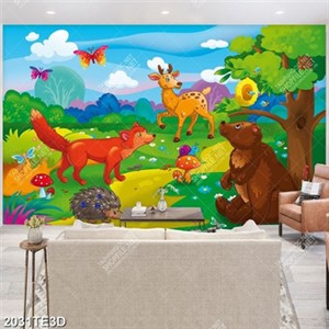 Tranh thế giới động vật vẽ màu