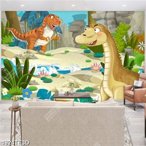 Tranh khủng long hoạt hình chất lượng cao