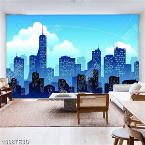 Tranh thành phố về đêm chất lượng cao