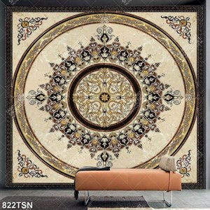 Tranh in gạch trang trí sảnh khách sạn sang trọng