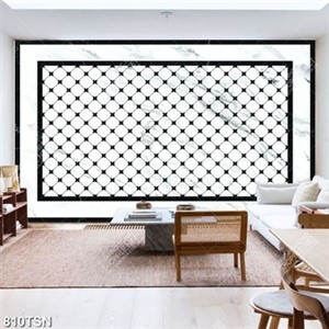 Tranh in gạch trang trí sảnh sang trọng