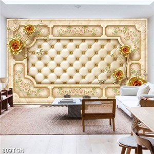 Tranh thảm hoạ tiết hoa văn hoa hồng