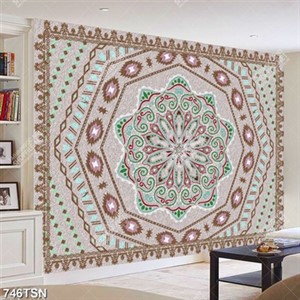 Tranh thảm thổ cẩm hoa văn