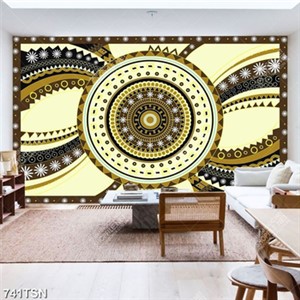 Tranh thảm hoa văn thổ cẩm