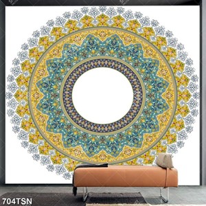 Tranh hoa văn hoạ tiết tròn chất lượng cao