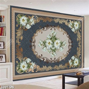 Tranh thảm hoa tiết và hoa