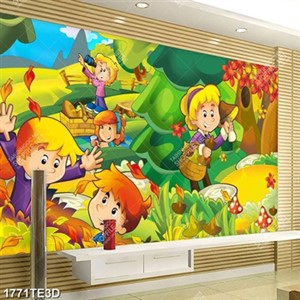 Tranh thu hoạch trên nông trại