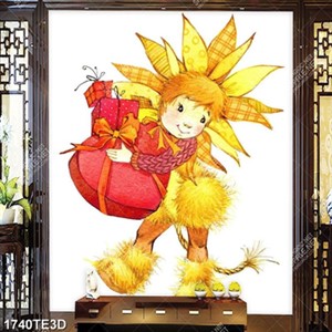 Tranh chú hề vẽ bằng màu nước