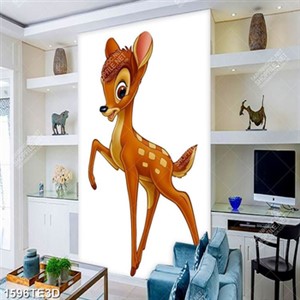 Tranh chú nai dán decal