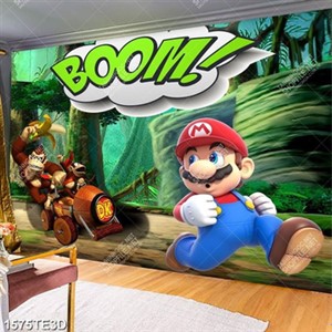 Tranh mario và khỉ