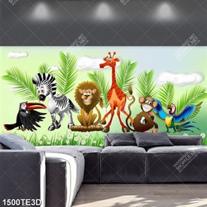 Tranh dán tường các loài vật