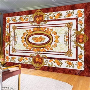 Tranh thảm hoạ tiết hoa hồng cổ điển