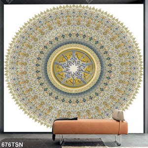 Tranh thảm hoạ tiết tròn