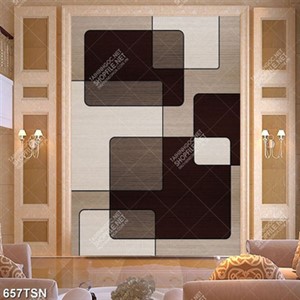 Tranh thảm hình khối chữ nhật đẹp