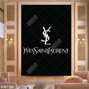 Tranh thảm hiệu YSL in chất lượng
