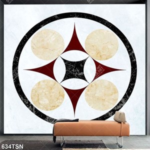 Tranh in gạch hoa văn tròn