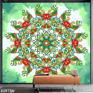 Tranh hoạ tiết hoa văn chất lượng cao