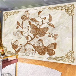 Tranh thảm hoạ tiết hoa đẹp