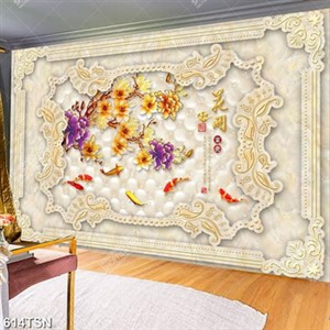 Tranh thảm hoa mộc lan đẹp