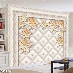 Tranh hoạ tiết dán tường sang trọng